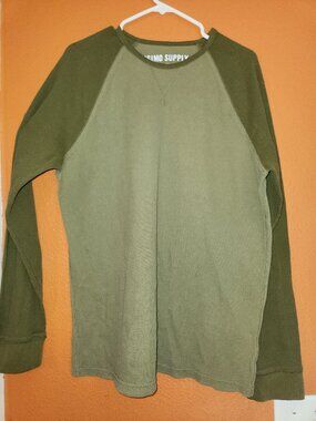Waffle knit thermal shirt